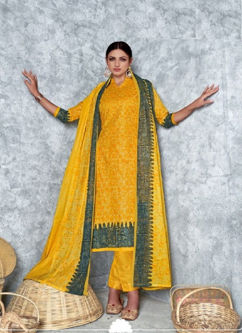 Vaibhav Pashmina 5 Daily Wear Wholesale Printed Cotton Dress Material
